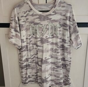 AC/DC Camouflage Short Sleeve Tee